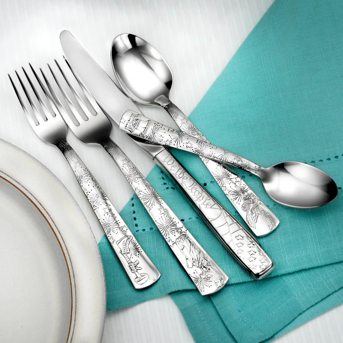 Liberty Tabletop Liberty 45 Piece 18/10 Stainless Steel Flatware Set